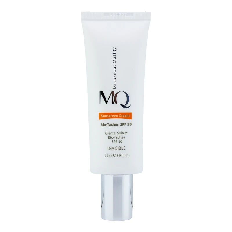 کرم ضدآفتاب بیرنگ صورت ام کیو مدل پوست نرمال با SPF 50
