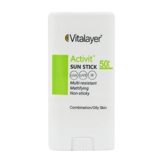 ضد آفتاب استیکی ویتالیر مدل Activit با SPF50 مناسب پوست چرب و مختلط وزن 15 گرم نمای ۲