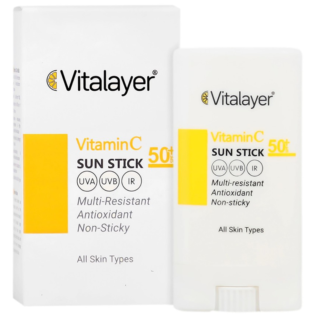 ضد آفتاب استیکی ویتامین سی SPF50 ویتالیر 15 گرم