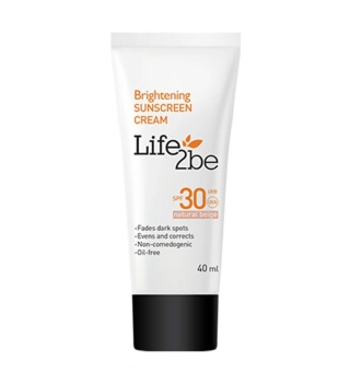 کرم ضدآفتاب و روشن کننده SPF30لایف توبی حجم 40 میلی لیتر